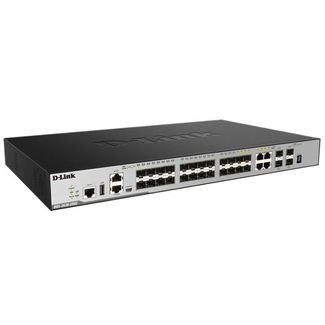 D-link DGS-3630-28SC 28-Port Gigabit xStack Layer 3+ Managed Stackable Switch with 24 SFP