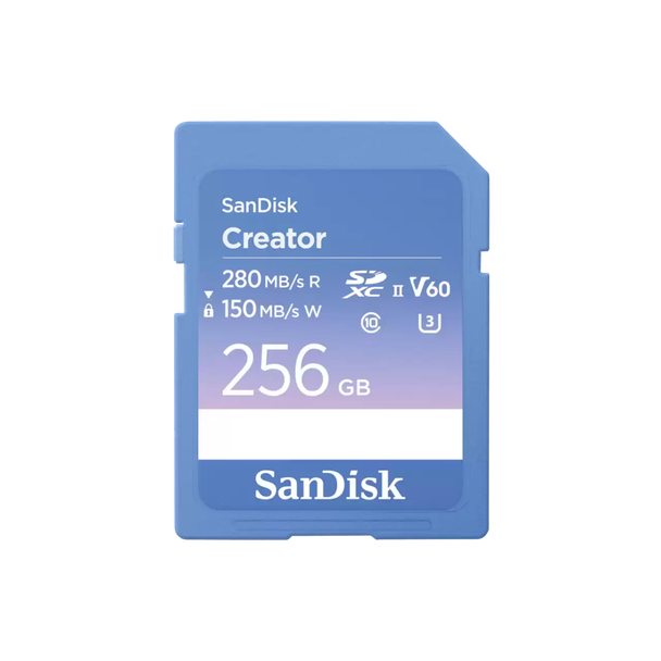 Sandisk SDSDXEP-256G-GNCIS Creator SD Memory Card 256GB