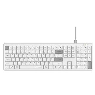 A4Tech ERAKA726 FX55 ATech Fstyler Low Profile Scissor Switch Keyboard USB White