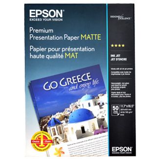 Epson C13S041261 A3 Matte Heavy Weight Presentation Paper 50 Sheets