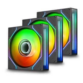 Thermaltake CL-F245-PL12SW-A SWAFAN 120 EX INFINITY ARGB 120mm Black Fan 3 Pack