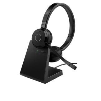 Jabra 6699-833-399 Evolve 65 TE MS Stereo Wireless Bluetooth Headset with Charge Stand