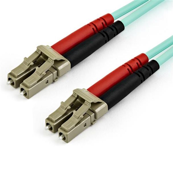 StarTech 450FBLCLC10 Cable - 10m OM4 LC/LC Fiber Optical Cord