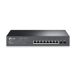 TP-Link TL-SG2210MP 10-Port Gigabit Smart Switch with 8-Port PoE+ 1xFan 14.9Mpps Support Omada SDN 802.1p CoS/DSCP QOS IGMP Snoop Rack Mountable