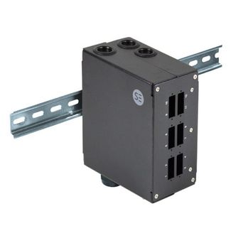 Serveredge SADFP-6SC-UL Din Rail Mount Enclosure - 6 Port SC Duplex/LC Quad