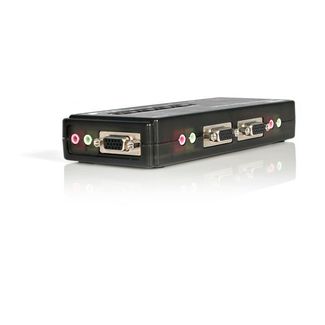StarTech SV411KUSB 4 PORT USB KVM SWITCH W/ AUDIO & CABLES