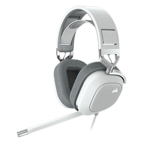 Corsair CA-9011238-AP HS80 RGB USB Wired Gaming Headset White