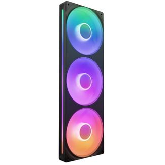 NZXT RF-U36HF-B1 F360 RGB Core PWM Fan single frame with Three Fans Black