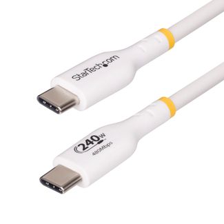 StarTech USB2EPR3MW 3m White USB-C Charging Cable