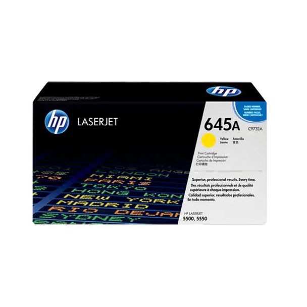 HP C9732A 645A LaserJet Toner Cartridge Yellow