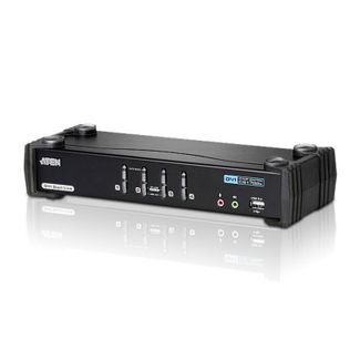ATEN CS1784A-AT-U 4 PORT USB 2.0 DVI DUAL LINK KVMP SWITCH 2YR