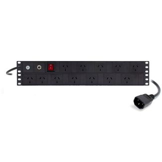 Serveredge SEDG-12P-GPO-C14 2RU Basic 12 Port PDU (12) 3 Pin AUS GPO Output (1) IEC C14 Input 10A 240V