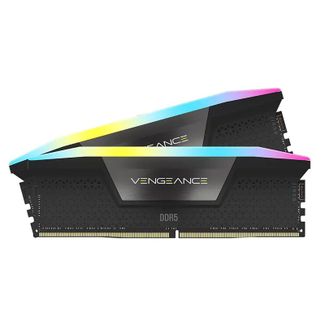 Corsair CMH32GX5M2B6400C32 VENGEANCE RGB DDR5 6400MT/s 32GB (2x16GB) DIMM Unbuffered 32-40-40-84 XMP 3.0 Memory Kit