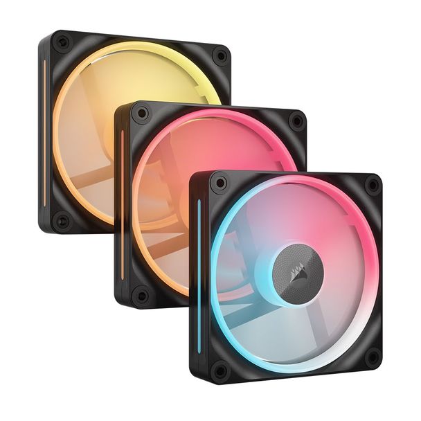 Corsair CO-9051050-WW iCUE LINK LX120R RGB 120mm RGB Fan Triple Pack