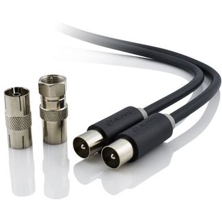 Alogic TV-MM-01 Pro Series 1m TV Antenna Cable Male to Male