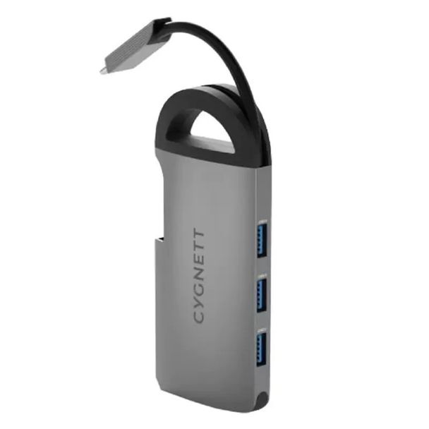 Cygnett CY4550HUBC7 Unite KeyRing 7-in-1 USB-C Hub Single HDMI