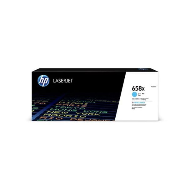 HP W2001X 658X Cyan LaserJet Toner Cartridge