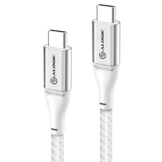 Alogic ULCC2030-SLV Super Ultra USB 2.0 USB-C to USB-C Cable 30cm 5A 480Mbps Silver