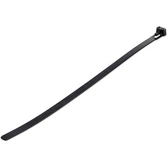 StarTech CBMZTRB10BK 25cm Reusable Cable Ties Nylon 100 Pack
