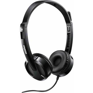 Rapoo H100 Black Wired Stereo Headsets