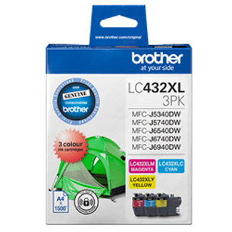 Brother LC-432XL-3PKS LC432XLPK3 COLOUR VALUE PACK