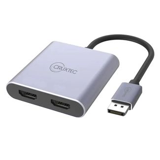 Cruxtec DT2H-4K-SG DisplayPort to Dual HDMI 4K Adapter