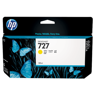 HP B3P21A 727  Yellow Ink Cartridge 130-ML for DesignJet T920/T930/T1500/T1530/T2500/T2530