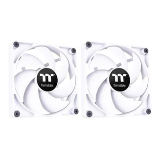 Thermaltake CL-F151-PL12WT-A CT120 120mm Performance PWM Fan White Edition 2-Pack