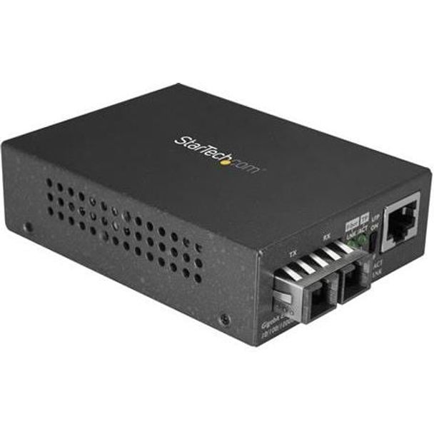 StarTech MCMGBSCSM10 Media Converter - Fiber 1000Base-LX SM
