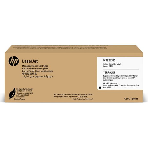 HP W9252MC Yellow Managed Laserjet Toner Cartridge