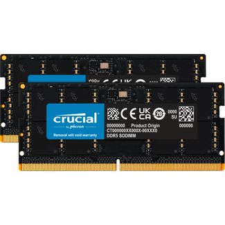Crucial CT2K32G56C46S5 64GB (2x 32GB) DDR5 5600MHz SODIMM Laptop Memory