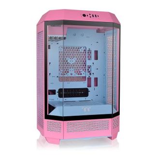 Thermaltake CA-1Y4-00SAWN-00 The Tower 300 Tempered Glass mATX Case Bubble Pink Edition