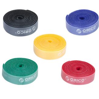 Orico CBT-5S Reusable & Dividable Hook and Loop Cable Ties 1m