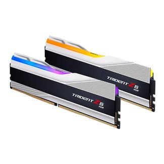 G.Skill F5-6400J3239F48GX2-TZ5RS Trident Z5 RGB 96GB (2x 48GB) DDR5 6400MHz CL32 Desktop Memory Silver