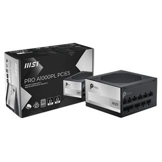 MSI PRO A1000PL PCIE5 1000W 80+ Platinum PCIe 5.1 ATX 3.1 Fully Modular Power Supply