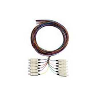 Serveredge SCPT-OM4-02-12 SC Pigtail OM4-2M-12 Fibres (12 Colour)