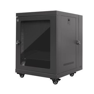 Serveredge CBN-12RU-66SFS 12RU Fully Assembled Free Standing Cabinet - 600W x 600D x 722H