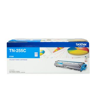 Brother TN-255C Cyan Toner Cartridge2200Pages 