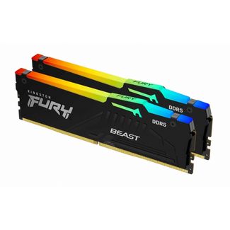 Kingston KF552C40BBAK2-64 FURY Beast RGB 64GB (2 x 32GB) DDR5 5200MHz Desktop Memory