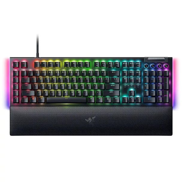 Razer RZ03-04690100 Blackwidow V4 Mechanical Gaming Keyboard with Clicky Green Switches