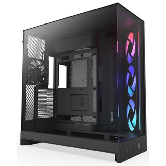 NZXT CM-H92FB-R1 H9 Flow RGB Tempered Glass Mid-Tower E-ATX Case Black