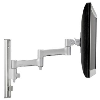 Atdec AWMS-46W35-S AWMS-46W35 Single Monitor Arm Channel Wall Mount Silver