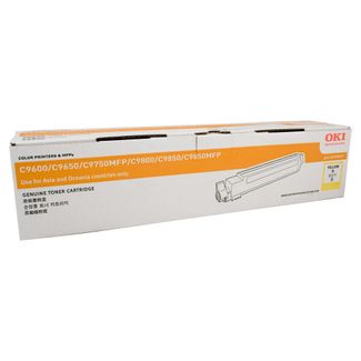 OKI 42918917 C9600/C9800 Yellow Toner Cartridge
