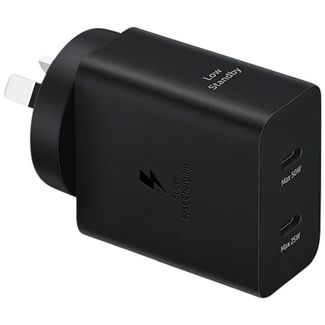 Samsung EP-T5020XBEGAU USB-C AC Power Adapter Duo 50W Black