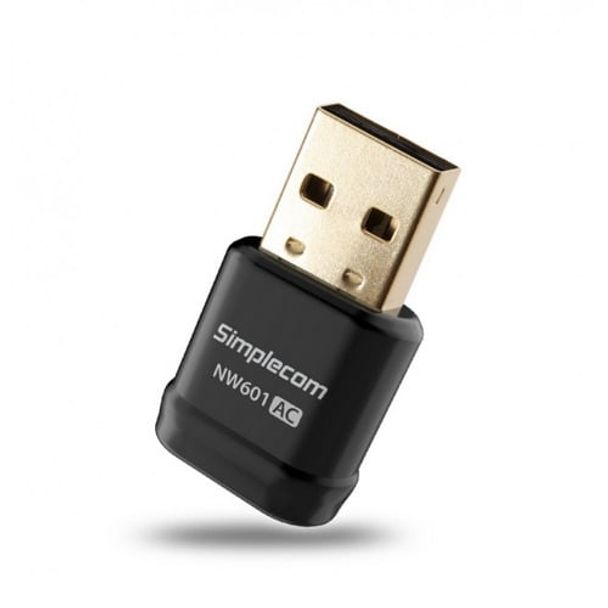 Simplecom NW601 AC600 Mini Wifi Dual Band Wireless USB Adapter