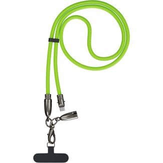 Alogic ATCCLY-LM Tether USB-C to C Lanyard Data and Charge Cable 1.2M Lime