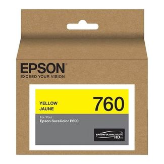 Epson C13T760400 760 Ink Cartridge Yellow