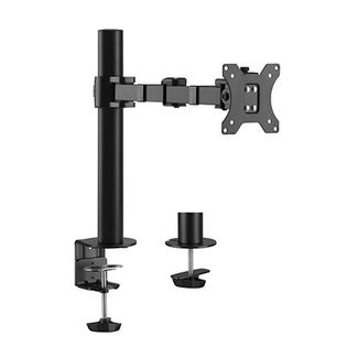 Brateck LDT33-C012 Single Monitor Affordable Steel Articulating Monitor Arm Fit Most 17'-32'