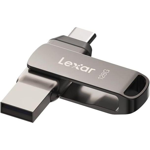 Lexar LJDD400128G-BNQNG JumpDrive 128GB Dual Drive D400 USB 3.1 Type-C