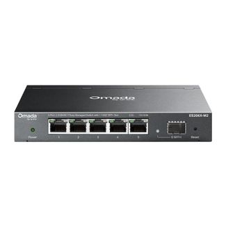 TP-Link Omada ES206X-M2 5-Port 2.5 Gbps Easy Managed Switch with 1-Port 10G SFP+
